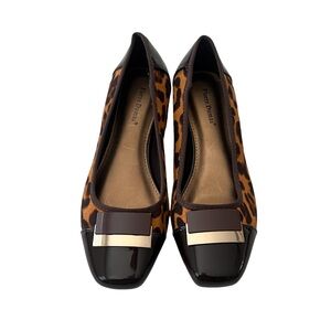 Pierre Dumas Laurel-2 Slip-on Flat Dress Loafer Cheetah Print